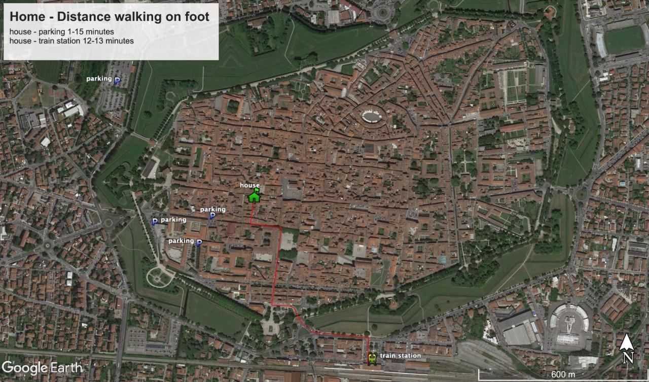 Luxury - Elegante Appartamento Nel Cuore Di Lucca Exteriör bild